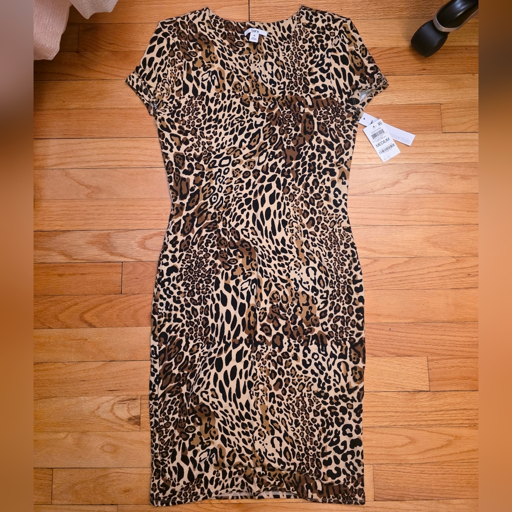 BAR III ESSENTIALS BODYCON CHEETAH